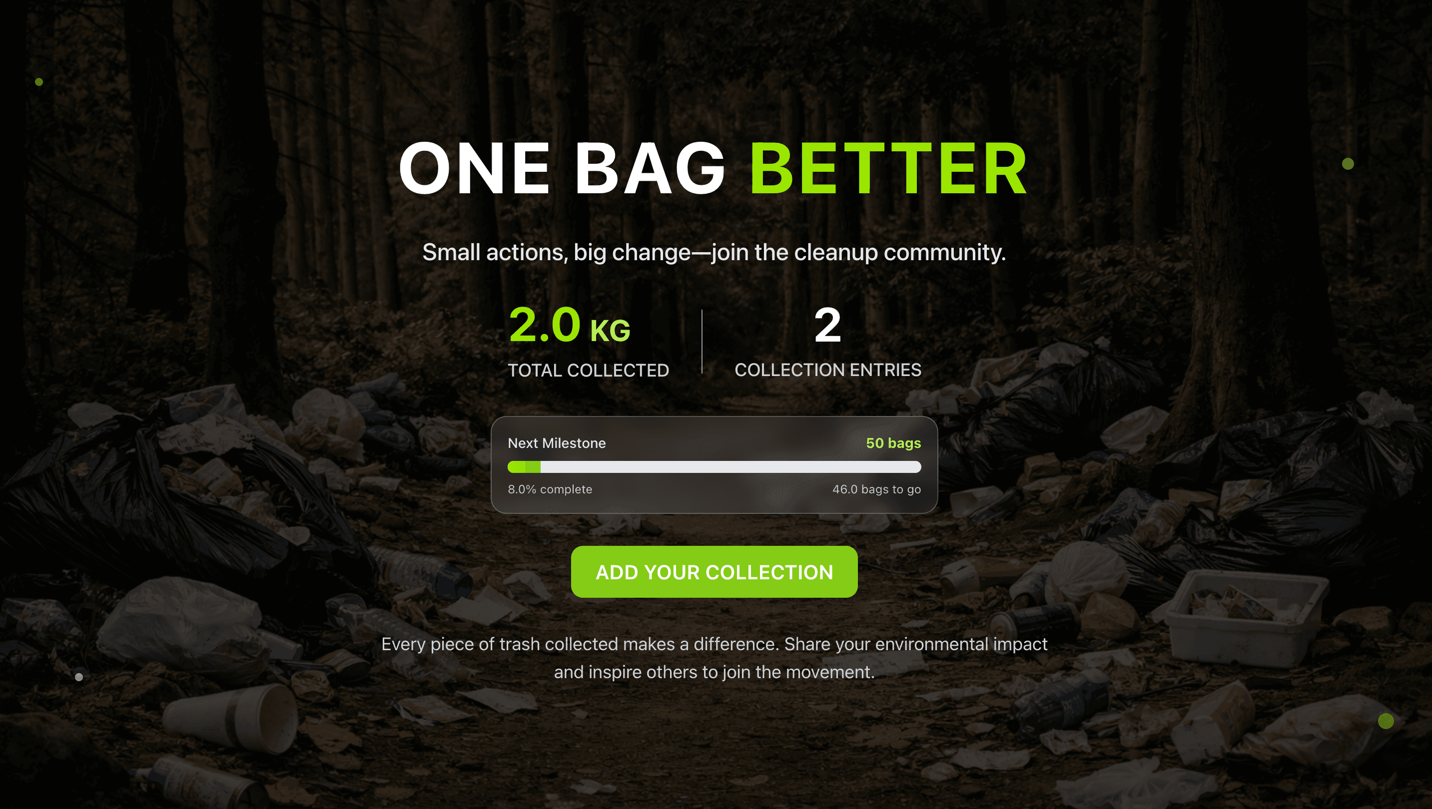 One Bag Better